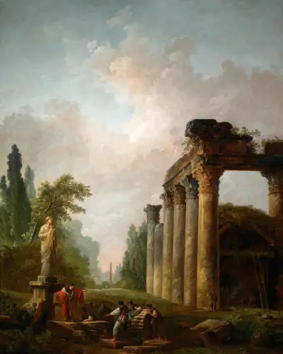 The Ruin av Hubert Robert