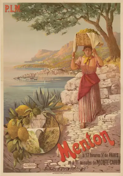 P.L.M. Paris–Lyon–Méditerranée: Menton 17 Stunden von Paris und 11 Minuten von Monte-Carlo von Frederic Hugo d’Alési