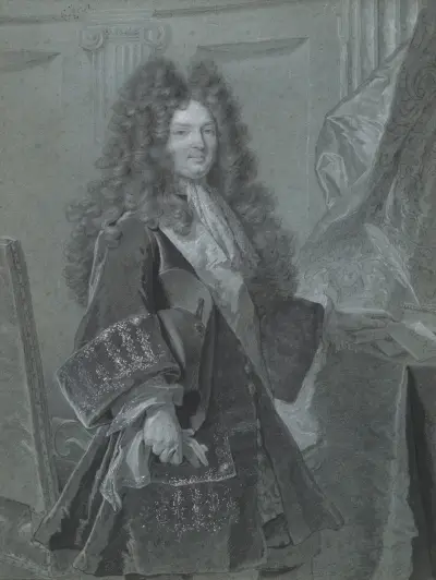 Portrait of a Gentleman av Hyacinthe Rigaud