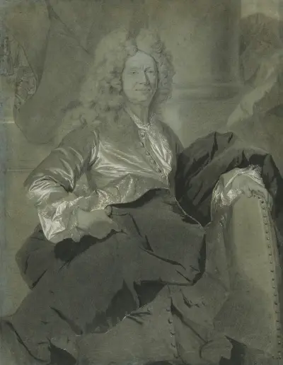 Portrait of a Man, 1710 av Hyacinthe Rigaud