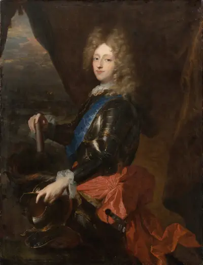 Portrait of King Frederik IV as Prince av Hyacinthe Rigaud