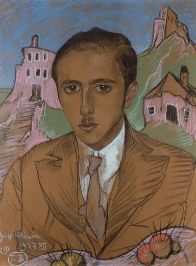 Portrait of Jan Nawrocki av Stanisław Ignacy Witkiewicz