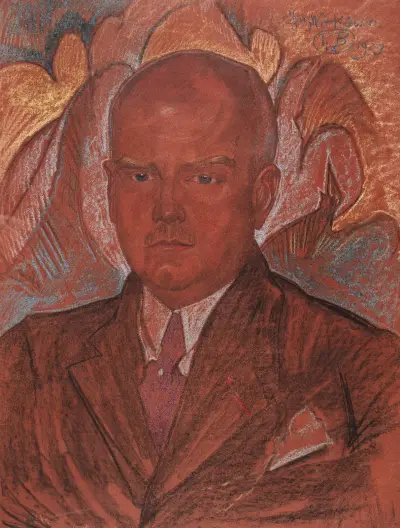 Portret Emila Młynarskiego av Stanisław Ignacy Witkiewicz