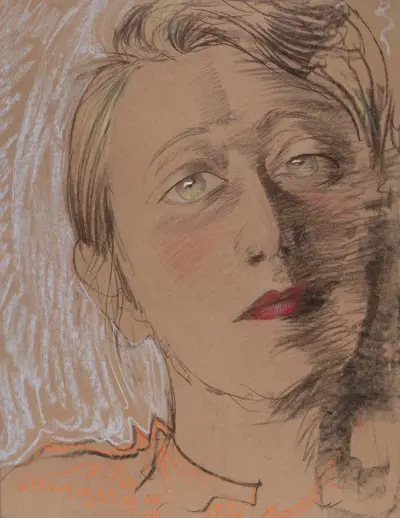 Portret Eugenii Bundykowej, 1935 – nr 1 av Stanisław Ignacy Witkiewicz