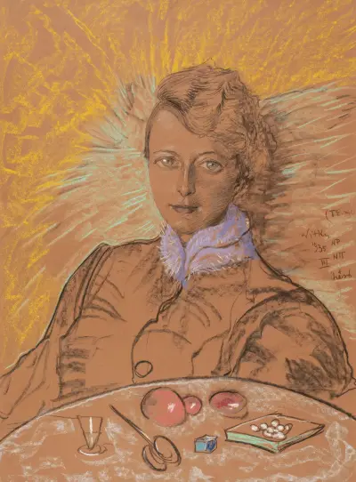 Portret Eugenii Bundykowej, 1935 – nr 2 av Stanisław Ignacy Witkiewicz