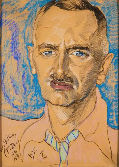 Portret Mieczysława Gajewicza av Stanisław Ignacy Witkiewicz