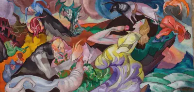 Temptation of St Anthony av Stanisław Ignacy Witkiewicz
