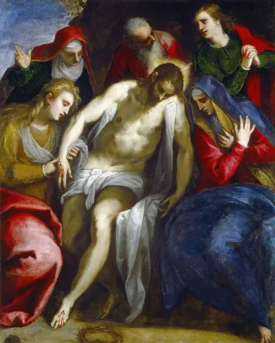 Klagan av Jacopo Palma il Giovane