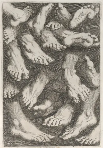 Regole per Imparar a Disegnar i corpi humani Pl.09 av Jacopo Palma il Giovane