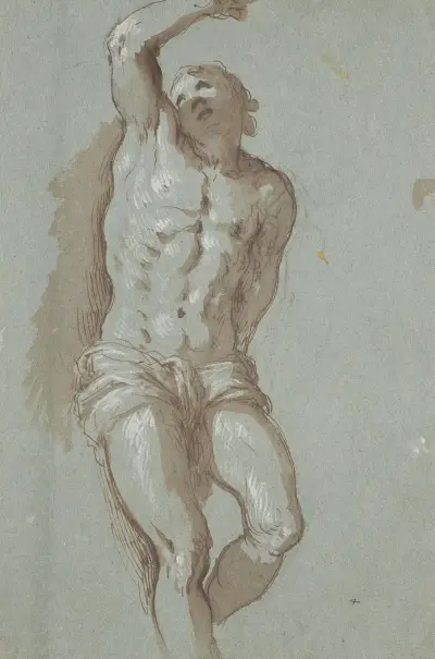 St Sebastian av Jacopo Palma il Giovane