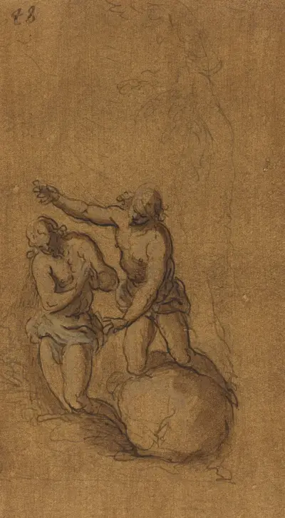 Kristi dop av Jacopo Palma il Giovane