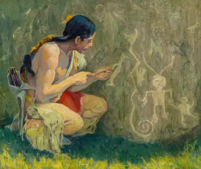 The Pictographs av Eanger Irving Couse