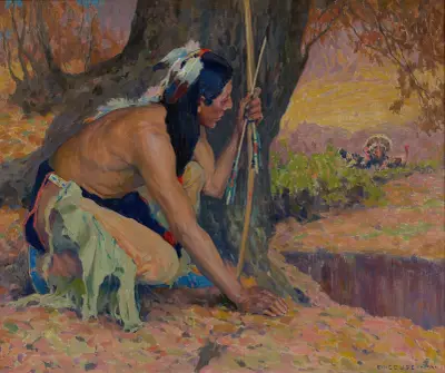 The Turkey Hunter av Eanger Irving Couse