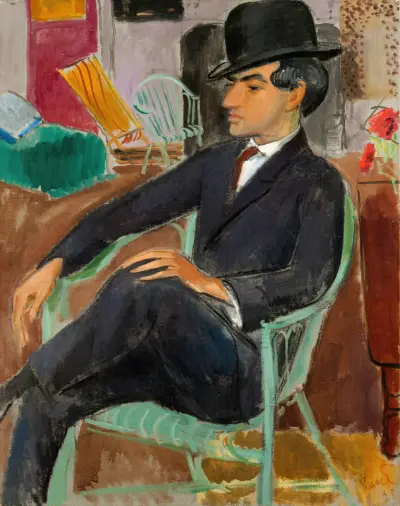 Konstnären Jules Pascin av Isaac Grünewald