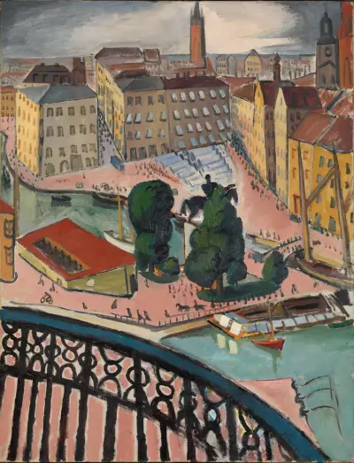 Karl Johans torg, Sztokholm, Isaac Grünewald