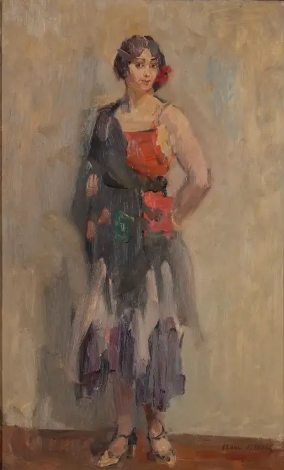Standing girl av Isaac Israëls