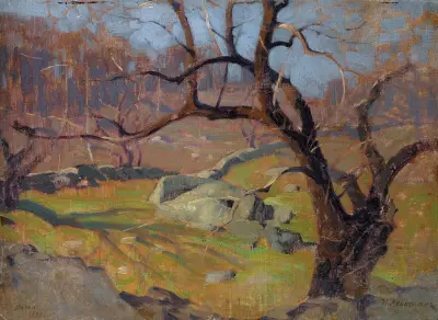View Near Yalta von Isaac Levitan