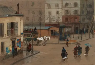 Korsväg, 8 februari 1871. av Isidore Pils