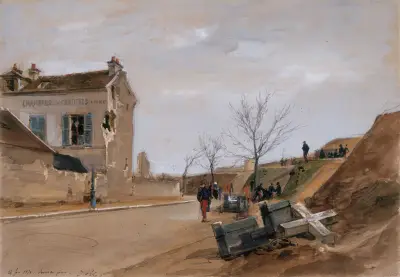 Le Point du Jour, février 1871. av Isidore Pils