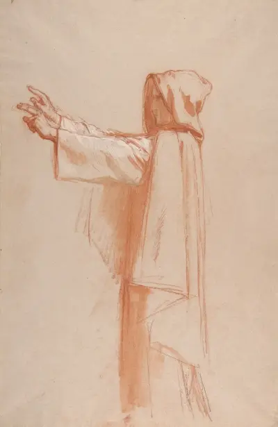 Munk (1800-talet) av Isidore Pils