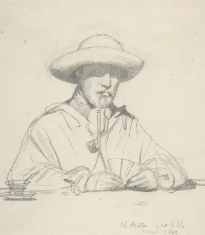 Portrait of Théodore Ballu av Isidore Pils