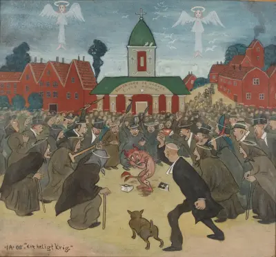 Ein heiliger Krieg von Ivar Arosenius