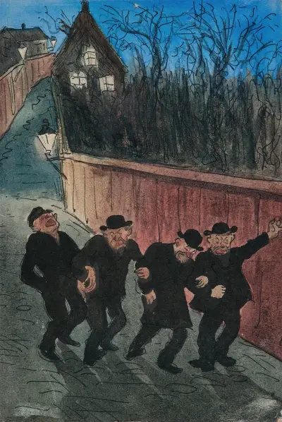 Nattvandrare av Ivar Arosenius