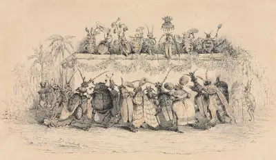 En insektsbal av J. J. Grandville