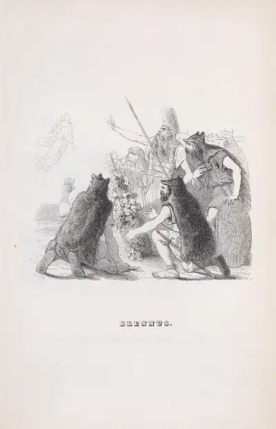Brennus av J. J. Grandville