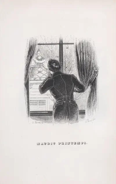 Damned Springtime av J. J. Grandville