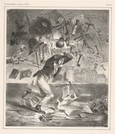 Nyårsgåvor till folket av J. J. Grandville