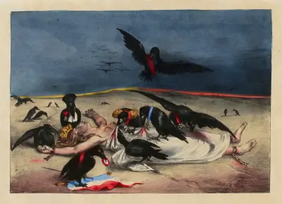 La France livrée aux corbeaux de toute espèce av J. J. Grandville