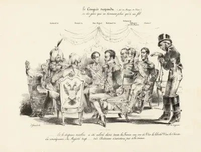 Den uppskjutna kongressen av J. J. Grandville