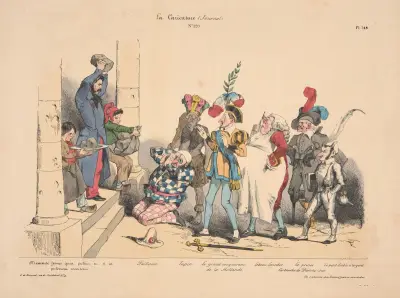 Kom ihåg, o människa, att du är stoft, och till stoft skall du återvända av J. J. Grandville