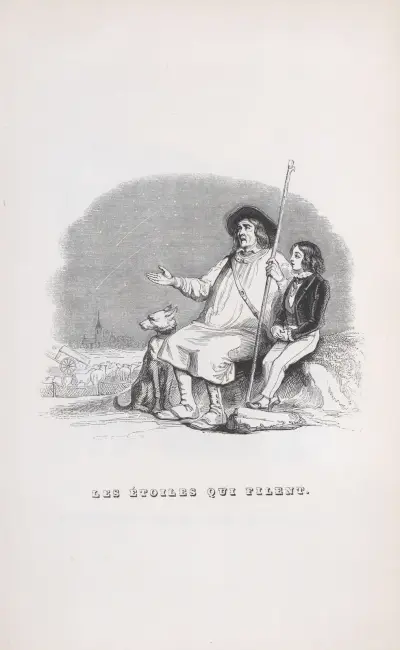 Shooting Stars av J. J. Grandville