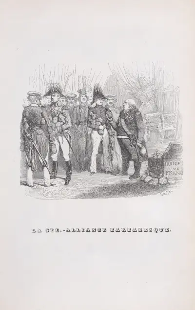 The Barbaric Holy Alliance av J. J. Grandville