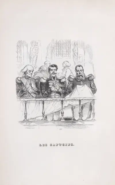 Kapucinerna av J. J. Grandville