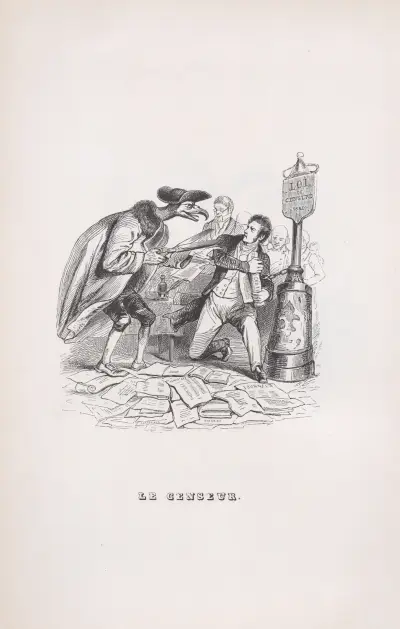 The Censor av J. J. Grandville