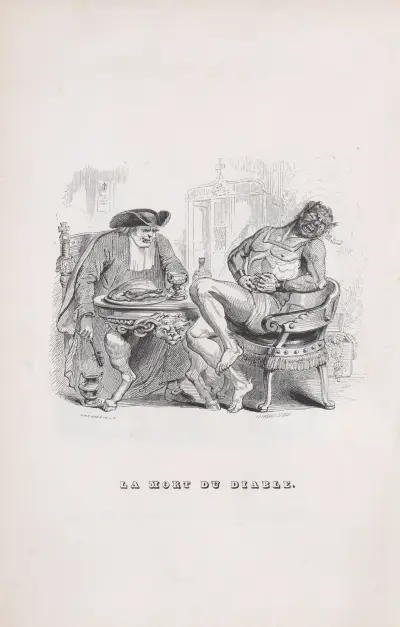 Djävulens död av J. J. Grandville