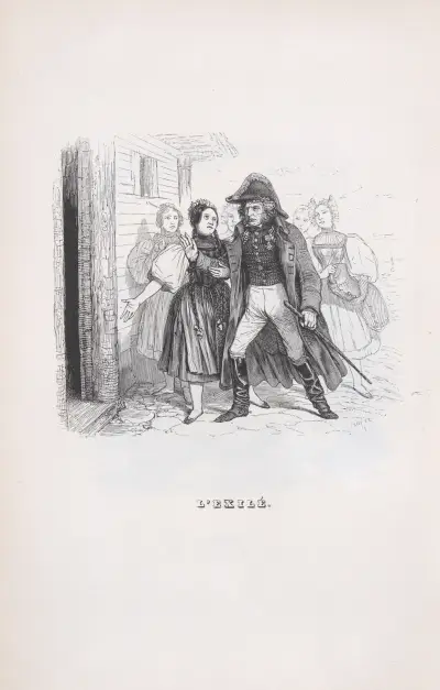 Den landsflyktige av J. J. Grandville