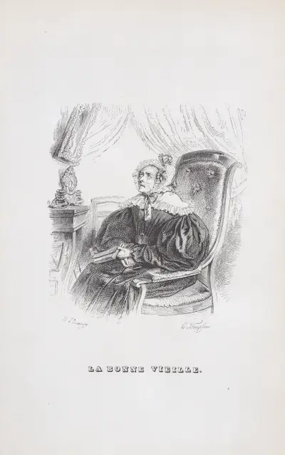 The Good Old Woman av J. J. Grandville