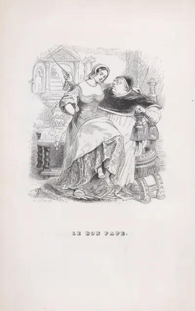 The Good Pope av J. J. Grandville