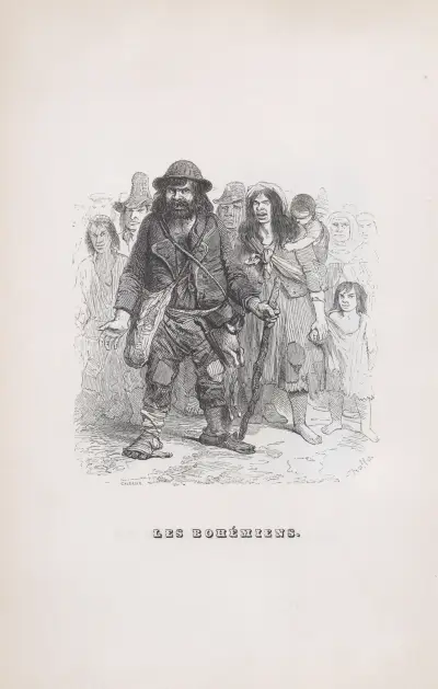 Zigenarna av J. J. Grandville