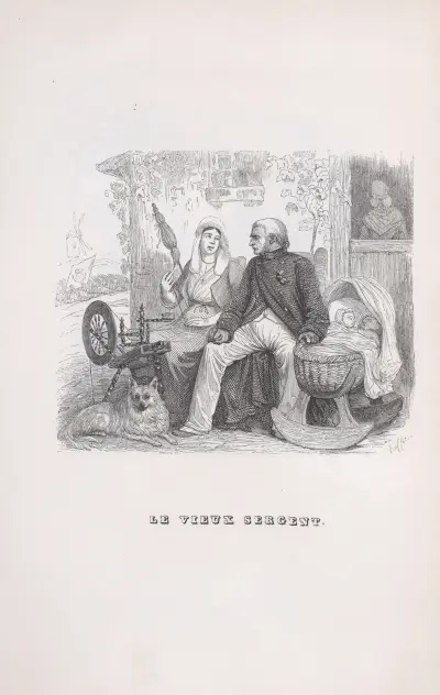 The Old Sergeant av J. J. Grandville