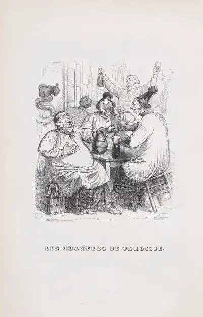 Församlingssångarna av J. J. Grandville