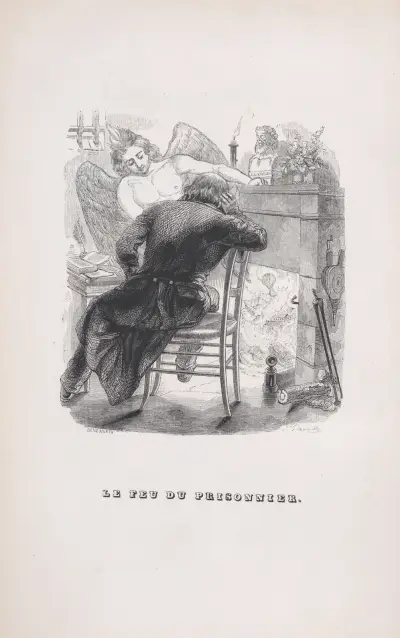 Fångens eld av J. J. Grandville