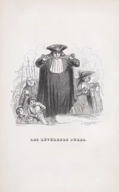 The Reverend Fathers av J. J. Grandville