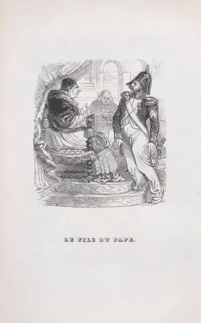 Påvens son av J. J. Grandville