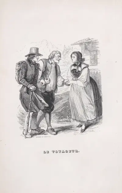 The Traveler av J. J. Grandville