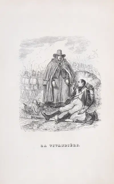 Marketenterskan av J. J. Grandville